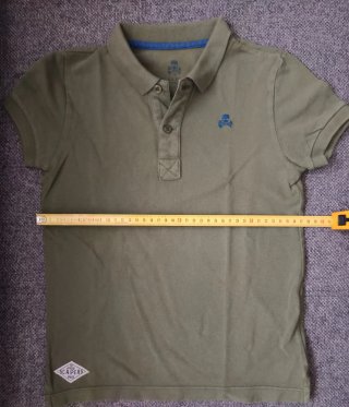 Polo niño verde calavera  Talla 8  / 128cm