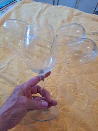 Calice da vino in cristallo tipo Marbella