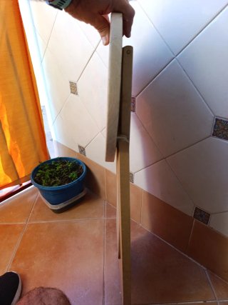 Silla de madera plegable