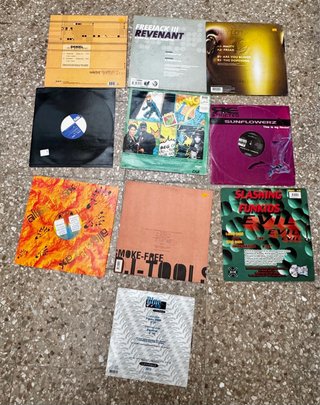 Pack 10 Vinilos Música 90s - Mákina, Hardcore