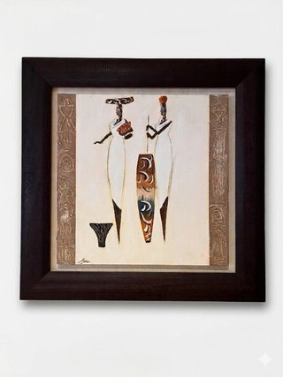 Dúo de cuadros decorativos