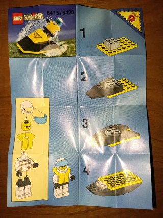 Lego moto de agua SYSTEM 6415