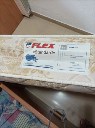 Cama con 2 cajones madera 80x190cm