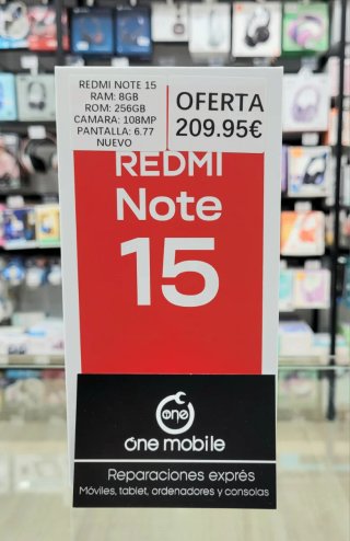 Redmi Note 15 8GB RAM 256GB NUEVO