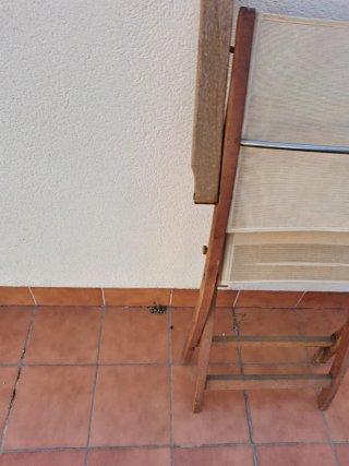 Mesa Terraza Madera + 4 Sillas