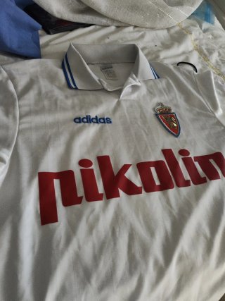 Camiseta Real Zaragoza Retro Adidas talla M-L