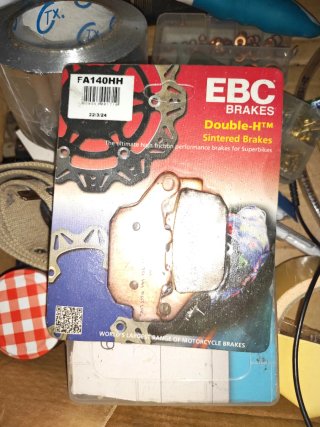 Nuevas Pastillas Freno traseras EBC HH Sinterizada