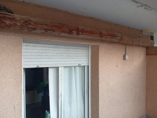 Postes de madera de teléfono 8 unidades