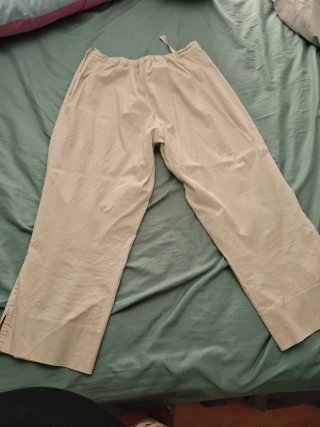 Pantalón premamá beige