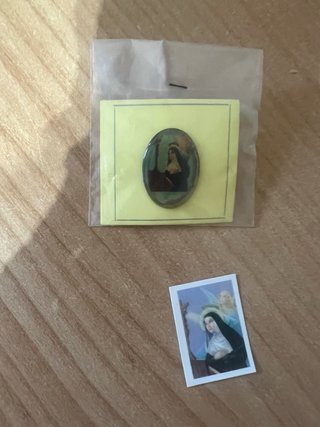 Spilla Santa Rita da Cascia nuova