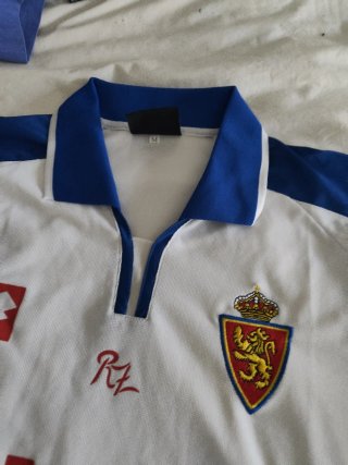 Camiseta Retro Real Zaragoza Lotto. Talla M-L