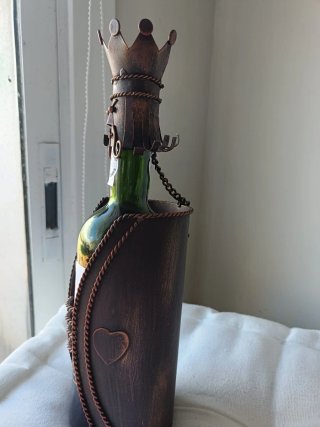 Botellero Mesa Artesanal VINTAGE  exclusivo
