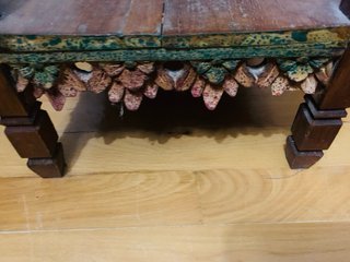 Mesilla alta de madera con cajón