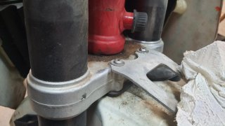Tren delantero KTM LC4 horquilla invertida llanta