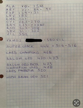 Cromos Adrenalyn Liga 25-26
