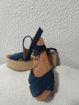 Sandalias Azul Marino Talla 36