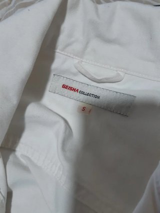 Chaqueta tejana blanca Talla S