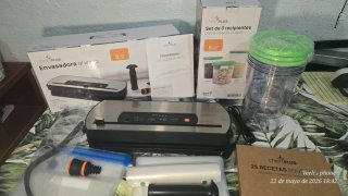 Chef Plus Envasadora al vacío + Accesorios NUEVA