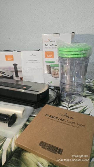 Chef Plus Envasadora al vacío + Accesorios NUEVA
