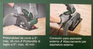 Sierra Circular Portátil Parkside PHKS 750 A1