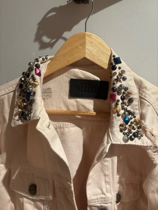 Chaqueta vaquera adornada talla M