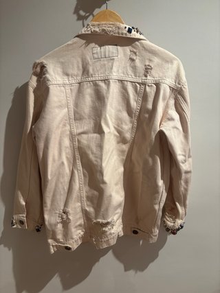 Chaqueta vaquera adornada talla M