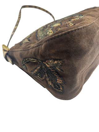 Borsa Fendi Baguette Marrone e Oro