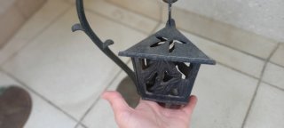 2 Antichi Candelabri in Ferro Forgiato