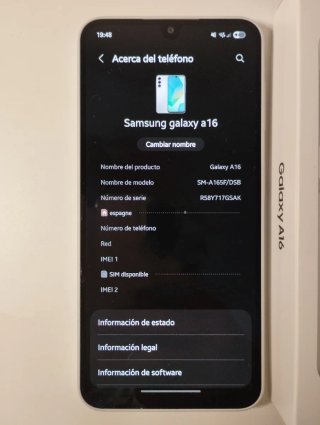 Samsung Galaxy A16 Plata 256gb precio negociable