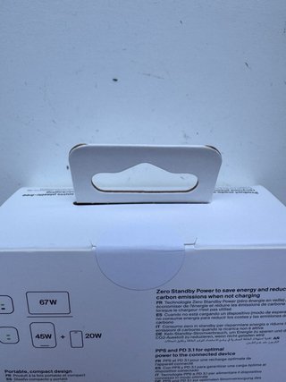 Cargador Belkin Doble USB-C GaN 67W