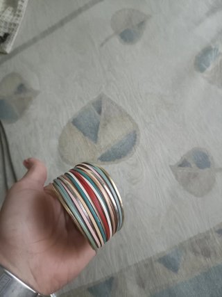 Conjunto collar y pulsera multicolor