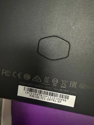 Teclado Cooler Master CK Inalámbrico RGB 100096