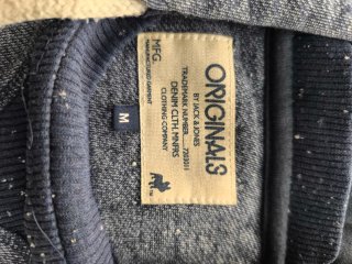 Sudadera Jack&Jones Talla M Gris