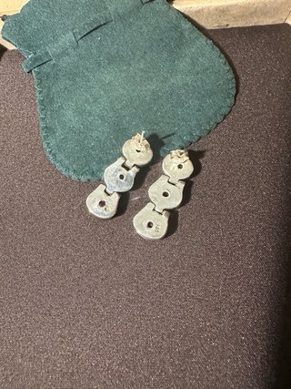 Pendientes de Rubí y Plata
