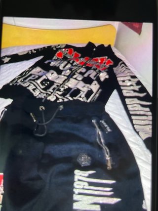 Felpa Philipp Plein nera con stampe brillantinate