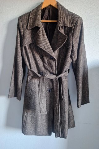 Abrigo Beige Mujer Talla Única