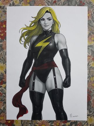 Disegno Ms. Marvel Paper
