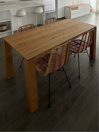 Mesa comedor y 4 sillas KenayHome