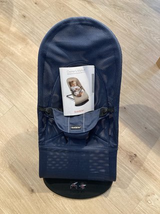 Hamaca BabyBjörn Balance Soft azul impecable