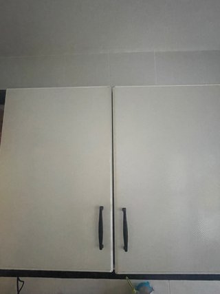 Mueble alto cocina blanco para platos