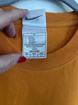 T-shirt Nike Air Uomo Taglia L Arancione
