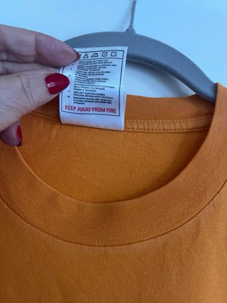 T-shirt Nike Air Uomo Taglia L Arancione