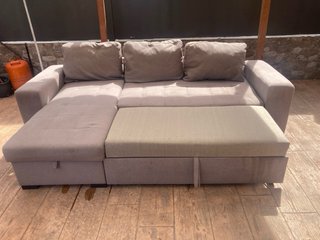 Sofá Cama Chaiselongue Beige