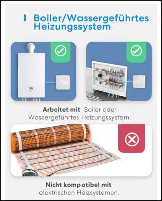 Termostato WiFi Refoss MTS200 Caldera