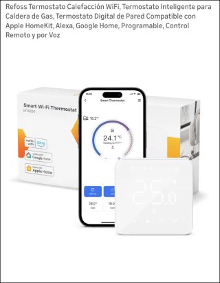 Termostato WiFi Refoss MTS200 Caldera