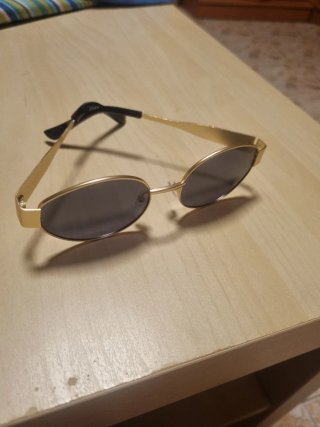 Gafas de sol doradas mujer
