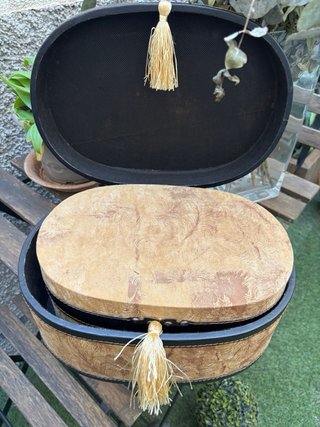 2 Cajas Decorativas Vintage