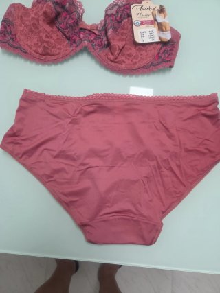 Conjunto Playtex Sujetador y Braga Rosa 85C