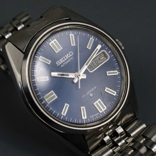 Seiko Automático Esfera Azul | Cal. 6309 | 17 Rubí