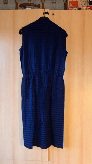 Vestido retro de seda